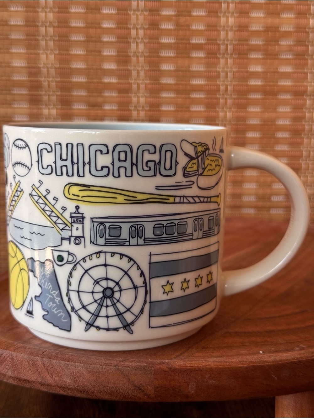 Starbucks Been There Series Chicago Coffee Mug Ceramic Collectible 14oz